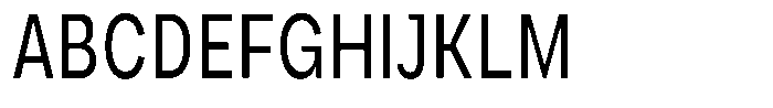 Phiano ExtraCondensed Font UPPERCASE