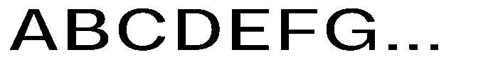 Phiano ExtraExpanded Font UPPERCASE