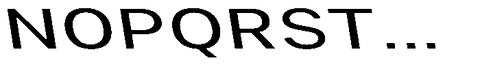 Phiano ExtraExpandedBackslant Font UPPERCASE