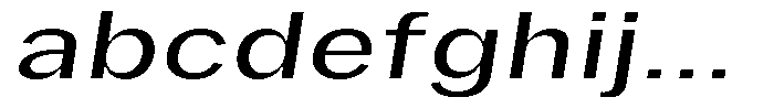 Phiano ExtraExpandedSlant FONT