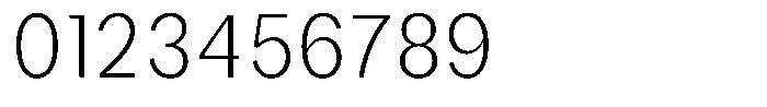 Phiano ExtraLightCondensed Font OTHER CHARS