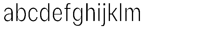 Phiano ExtraLightCondensed FONT