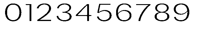 Phiano ExtraLightExpanded Font OTHER CHARS