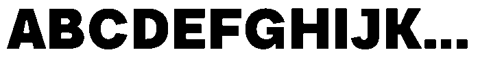 Phiano Gr Black Font UPPERCASE