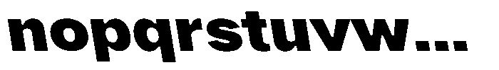 Phiano Gr BlackExpBackslant Font LOWERCASE