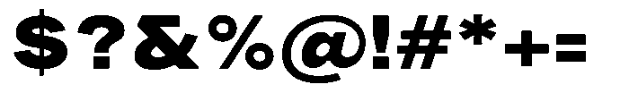 Phiano Gr BlackExpanded Font OTHER CHARS