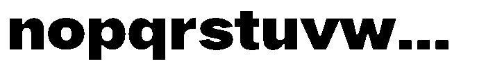 Phiano Gr BlackExpanded Font LOWERCASE