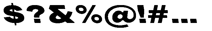 Phiano Gr BlackExtExpBackslant Font OTHER CHARS