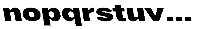 Phiano Gr BlackExtExpBackslant Font LOWERCASE