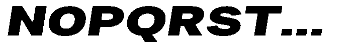 Phiano Gr BlackExtExpSlant Font UPPERCASE