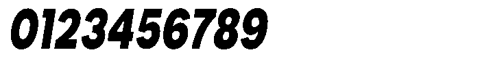 Phiano Gr BlackExtraCondSlant Font OTHER CHARS