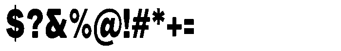 Phiano Gr BlackExtraCondensed Font OTHER CHARS
