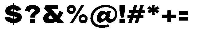 Phiano Gr BlackSemiExpanded Font OTHER CHARS