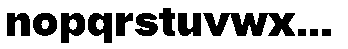 Phiano Gr BlackSemiExpanded Font LOWERCASE