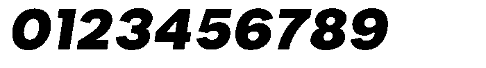 Phiano Gr BlackSlant Font OTHER CHARS