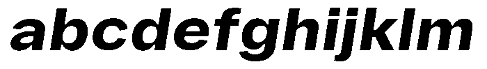 Phiano Gr BoldExpandedSlant FONT