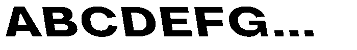 Phiano Gr BoldExtExpBackslant Font UPPERCASE