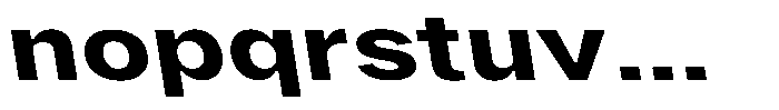 Phiano Gr BoldExtExpBackslant Font LOWERCASE