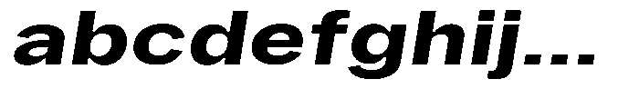 Phiano Gr BoldExtExpSlant FONT