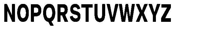 Phiano Gr BoldExtraCondensed Font UPPERCASE