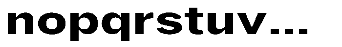 Phiano Gr BoldExtraExpanded Font LOWERCASE