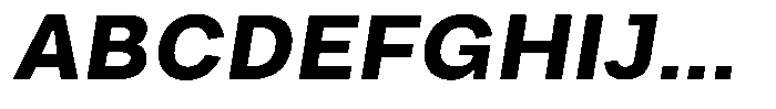 Phiano Gr BoldSemExpSlant Font UPPERCASE
