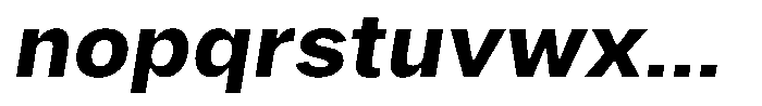 Phiano Gr BoldSemExpSlant Font LOWERCASE