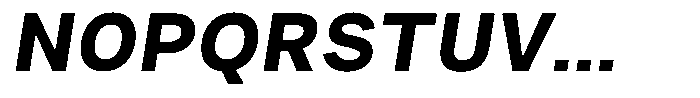 Phiano Gr BoldSlant Font UPPERCASE