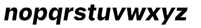 Phiano Gr BoldSlant Font LOWERCASE