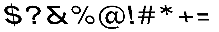 Phiano Gr ExpandedBackslant Font OTHER CHARS
