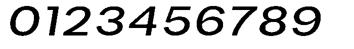 Phiano Gr ExpandedSlant Font OTHER CHARS