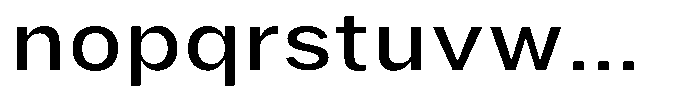 Phiano Gr Expanded Font LOWERCASE