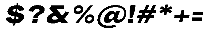 Phiano Gr ExtBdExpSlant Font OTHER CHARS