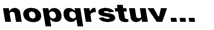 Phiano Gr ExtBdExtExpBackslant Font LOWERCASE