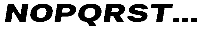 Phiano Gr ExtBdExtExpSlant Font UPPERCASE