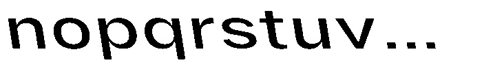 Phiano Gr ExtExpBackslant Font LOWERCASE