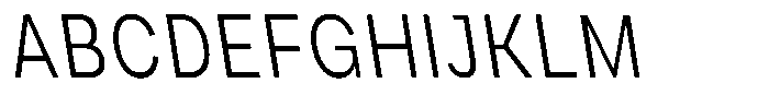 Phiano Gr ExtLtCondBackslant Font UPPERCASE