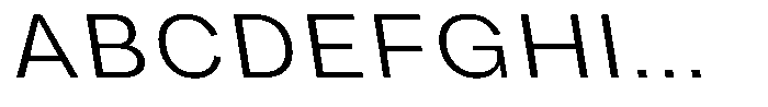 Phiano Gr ExtLtExpBackslant Font UPPERCASE