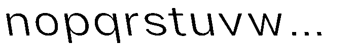 Phiano Gr ExtLtExpBackslant Font LOWERCASE