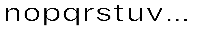 Phiano Gr ExtLtExtExp Font LOWERCASE