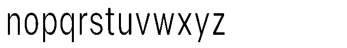 Phiano Gr ExtLtExtraCond Font LOWERCASE