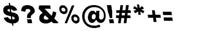Phiano Gr ExtraBoldBackslant Font OTHER CHARS