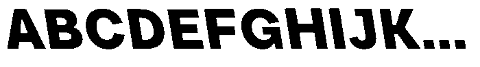 Phiano Gr ExtraBoldBackslant Font UPPERCASE