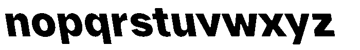 Phiano Gr ExtraBoldBackslant Font LOWERCASE