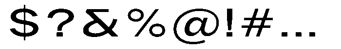 Phiano Gr ExtraExpanded Font OTHER CHARS
