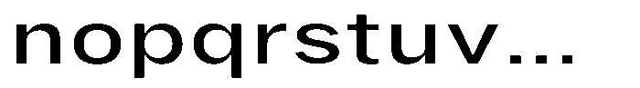 Phiano Gr ExtraExpanded Font LOWERCASE