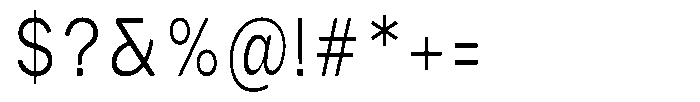 Phiano Gr ExtraLightCondensed Font OTHER CHARS