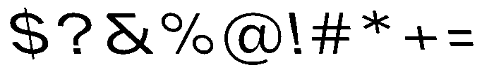 Phiano Gr LightExpBackslant Font OTHER CHARS