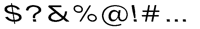 Phiano Gr LightExtExpBackslant Font OTHER CHARS