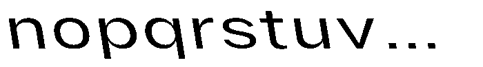 Phiano Gr LightExtExpBackslant Font LOWERCASE